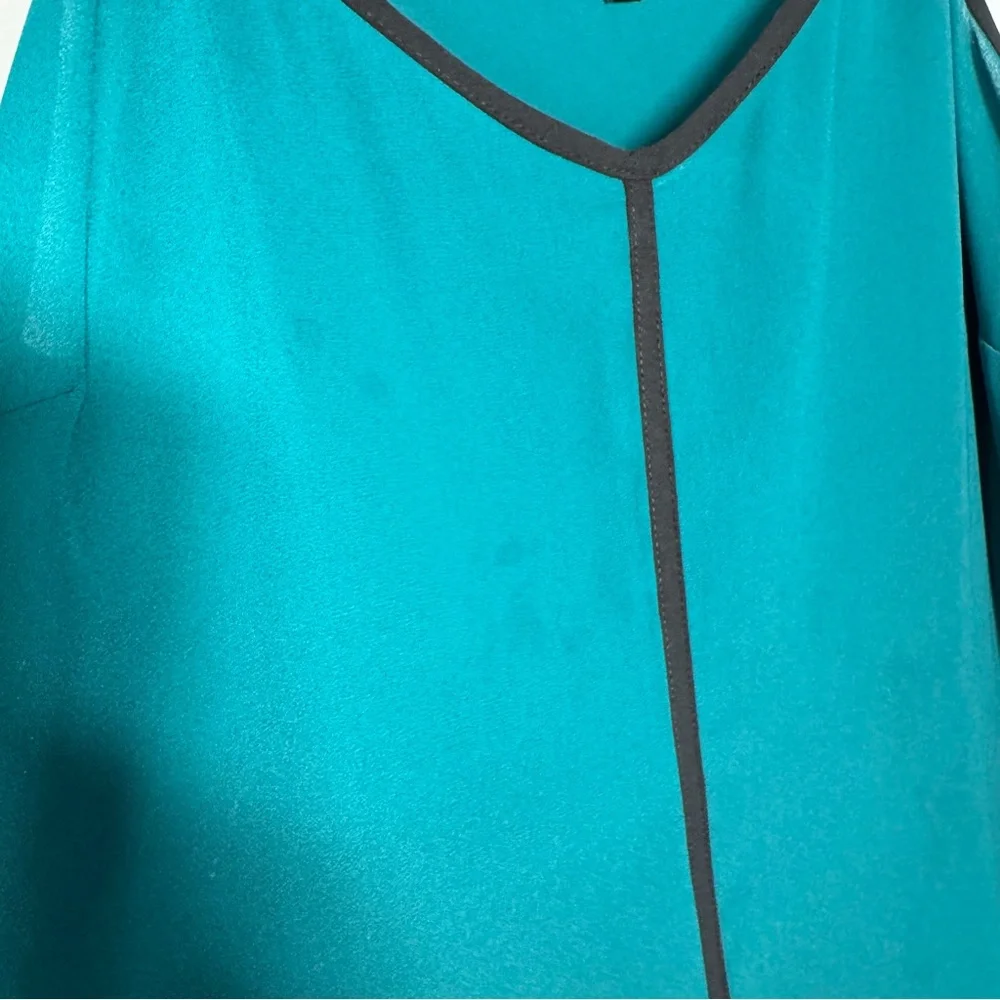 The Limited Tank Top Camisole Size Medium Teal Black Office Business Casual - Picture 5 of 9